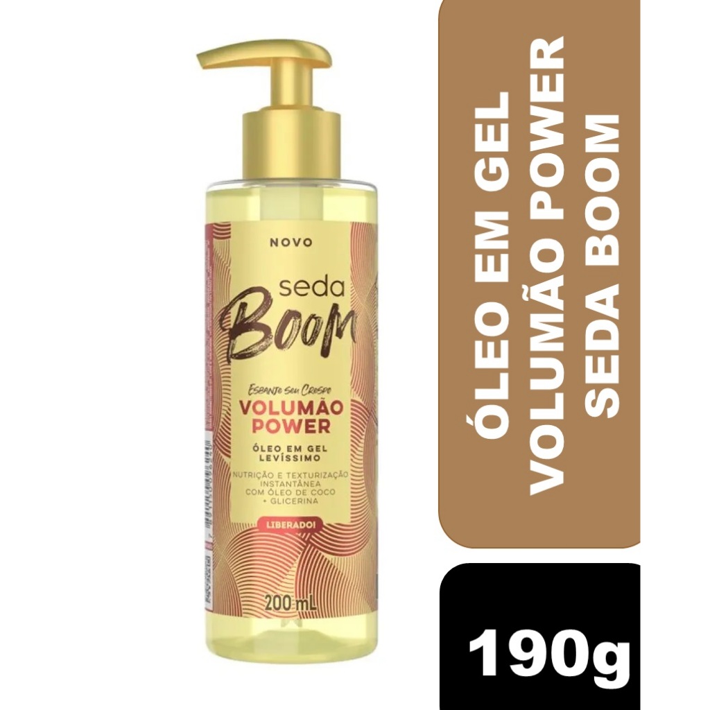 Óleo Em Gel Seda Boom Volumão Power 190ml