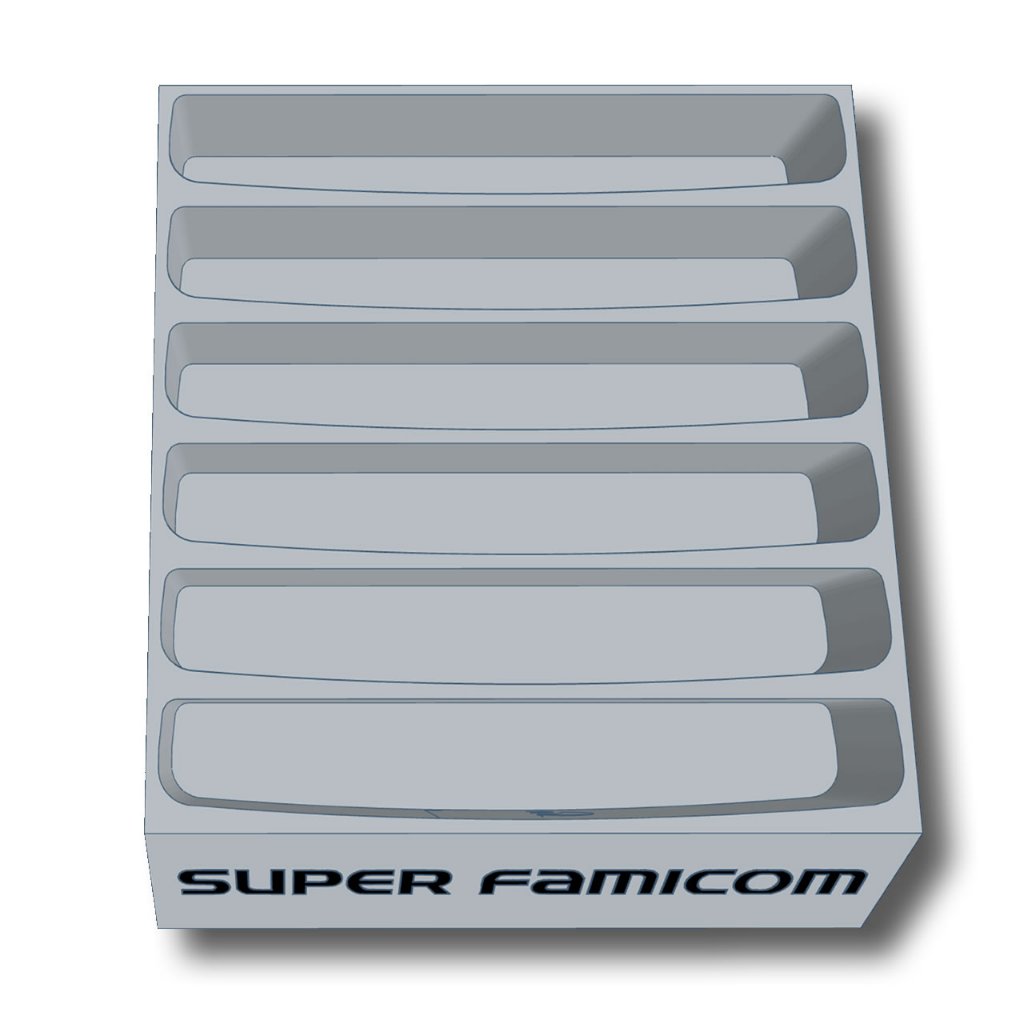 Suporte para Cartuchos de Super Famicom - Super Nintendo Japonês