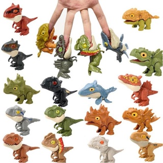 4 Unidades Mini Dinossauros Miniatura Morde Dedo Baby Colecionável Jurassic Park em Oferta na Shopee