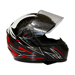 Capacete Fw3 Gt2 Branco Com Vermelho Brilho em Oferta na Shopee