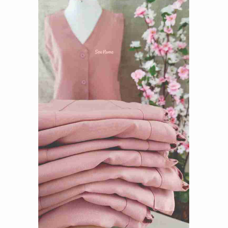 Jaleco oxford Professora/ Bordado nome em Oferta na Shopee