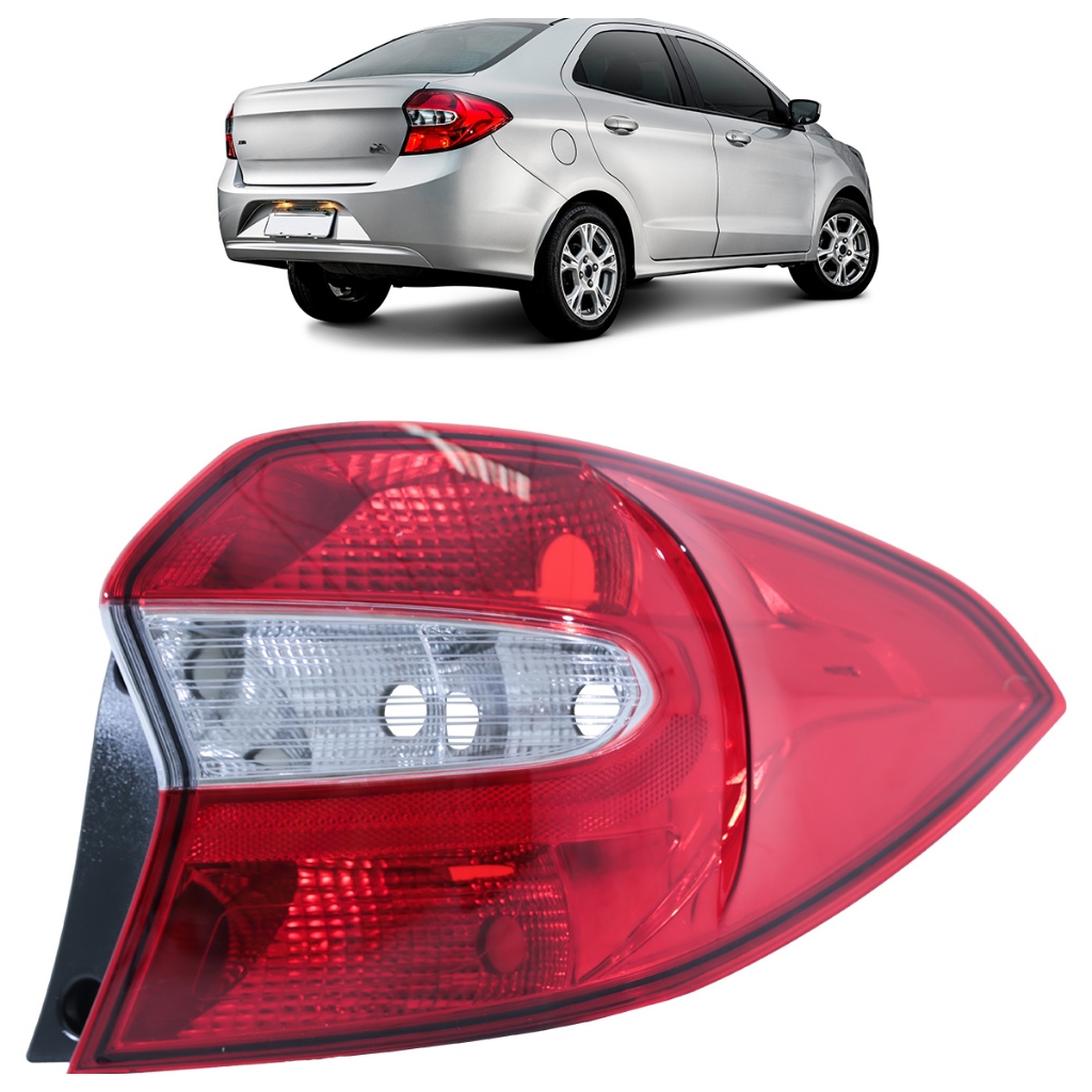 Lanterna Traseira Ford Ka + Sedan 2015 2016 2017 2018 Bicolor em Oferta na Shopee