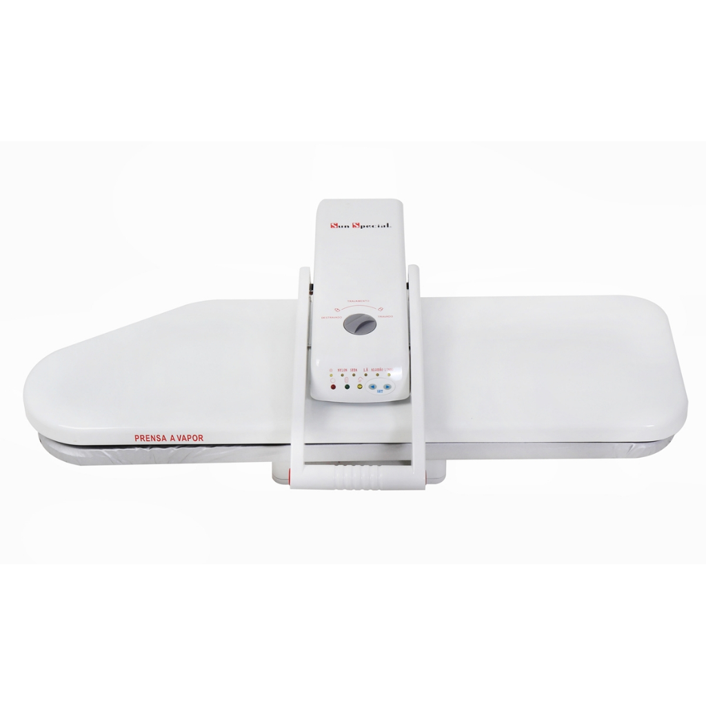 Prensa de Passar Roupas Sun Special QPFB 16 Área 82x25 cm Uso Profissional Ideal para Confecções Lavanderias