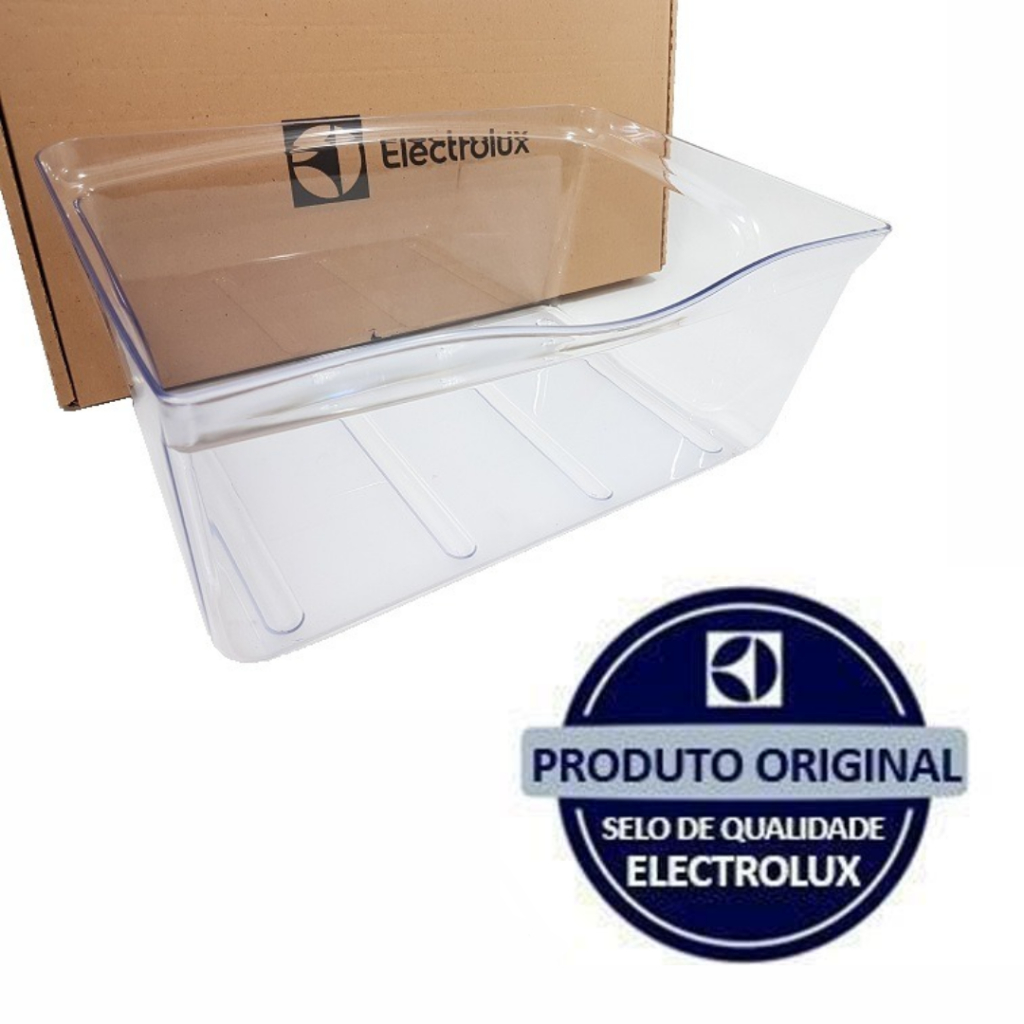 GAVETA LEGUMES PARA GELADEIRA ELECTROLUX ORIGINAL - RE31 - RDE33 - RW35 (DEMAIS MODELOS NA DESCRIÇÃO)