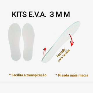 PALMILHAS 3 M M BRANCA + TECIDO BEGE
