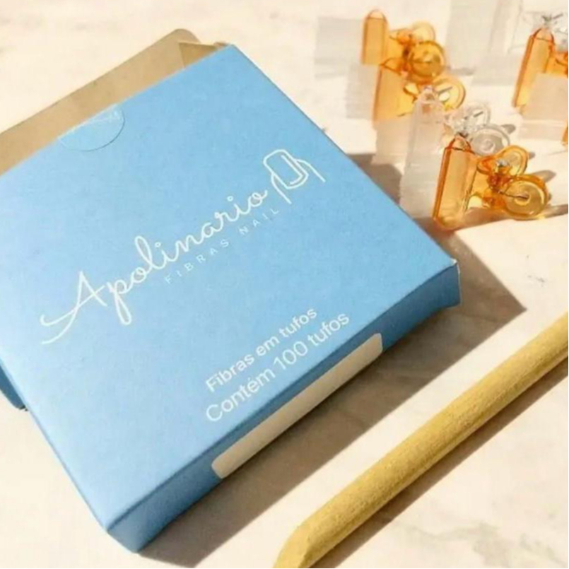 Fibra De Vidro Apolinario Diamantada Para Alongamento de Unhas em Oferta na Shopee