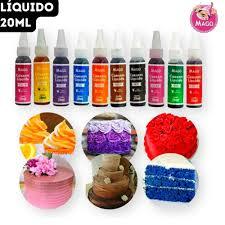 Corante alimenticio soft gel mago 15g concentrado culinario para bolo e doces receitas em geral