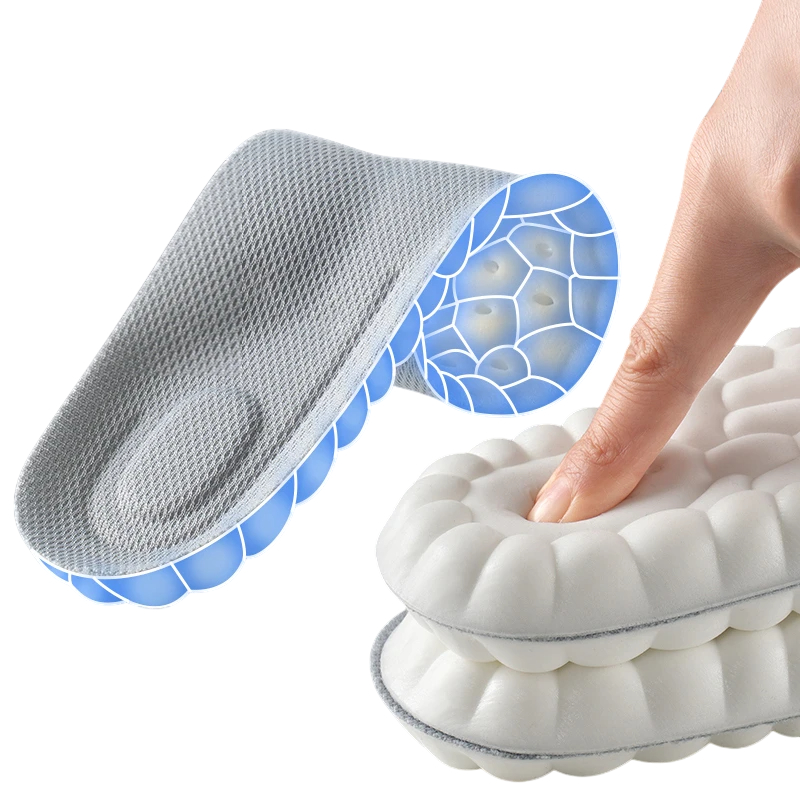 Palmilha 4d Anatomica Confortável Gel Sapato Tenis Chuteira Bota