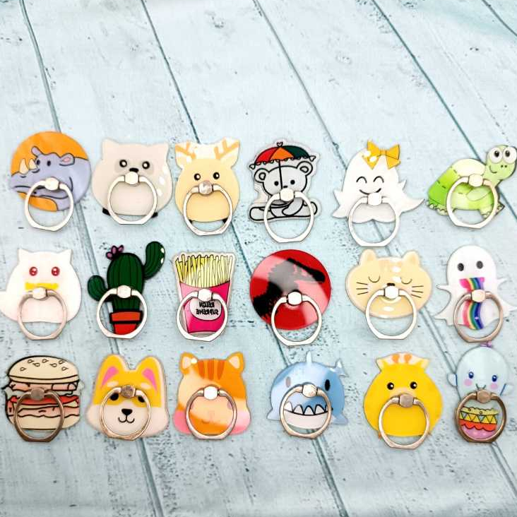 Suporte Para Celular Anel  Diversos Aleatório 360° em Oferta na Shopee