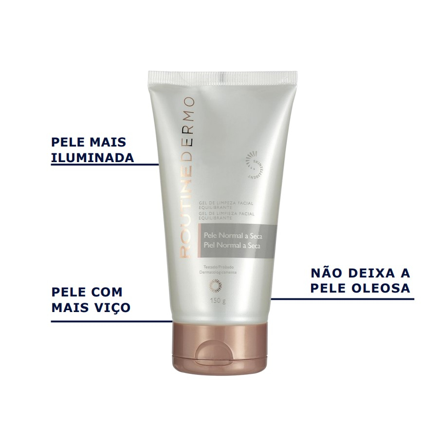 Gel de Limpeza Routine Dermo Equilibrante Pele Mista ou Oleosa