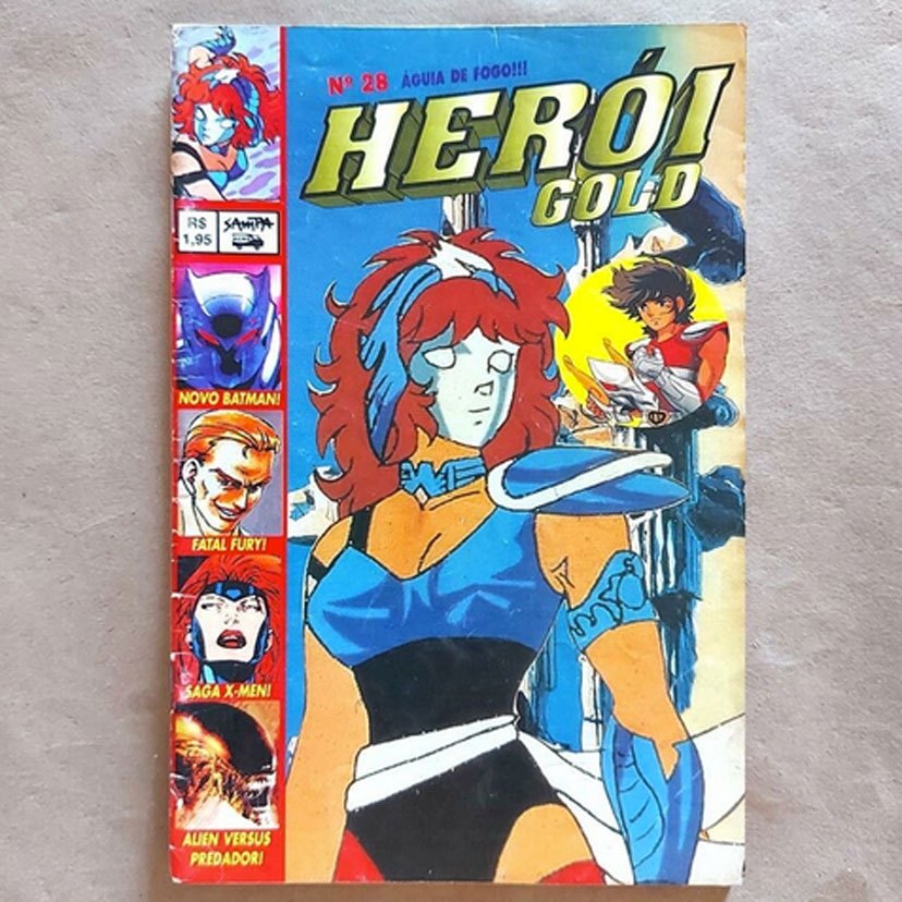 Revista Herói Gold N28 Novo Batman Fatal Fury X-men