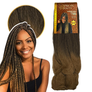 Cabelo Jumbo Jumbão Tranças Box Braids African Beauty 400 gramas em Oferta na Shopee