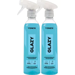 Kit 2 Glazy 500ml Limpa Vidros Redutor Atrito Risco Vonixx