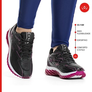 Tênis Feminino Vili Olimp Two Esportivo Academia Preto em Oferta na Shopee