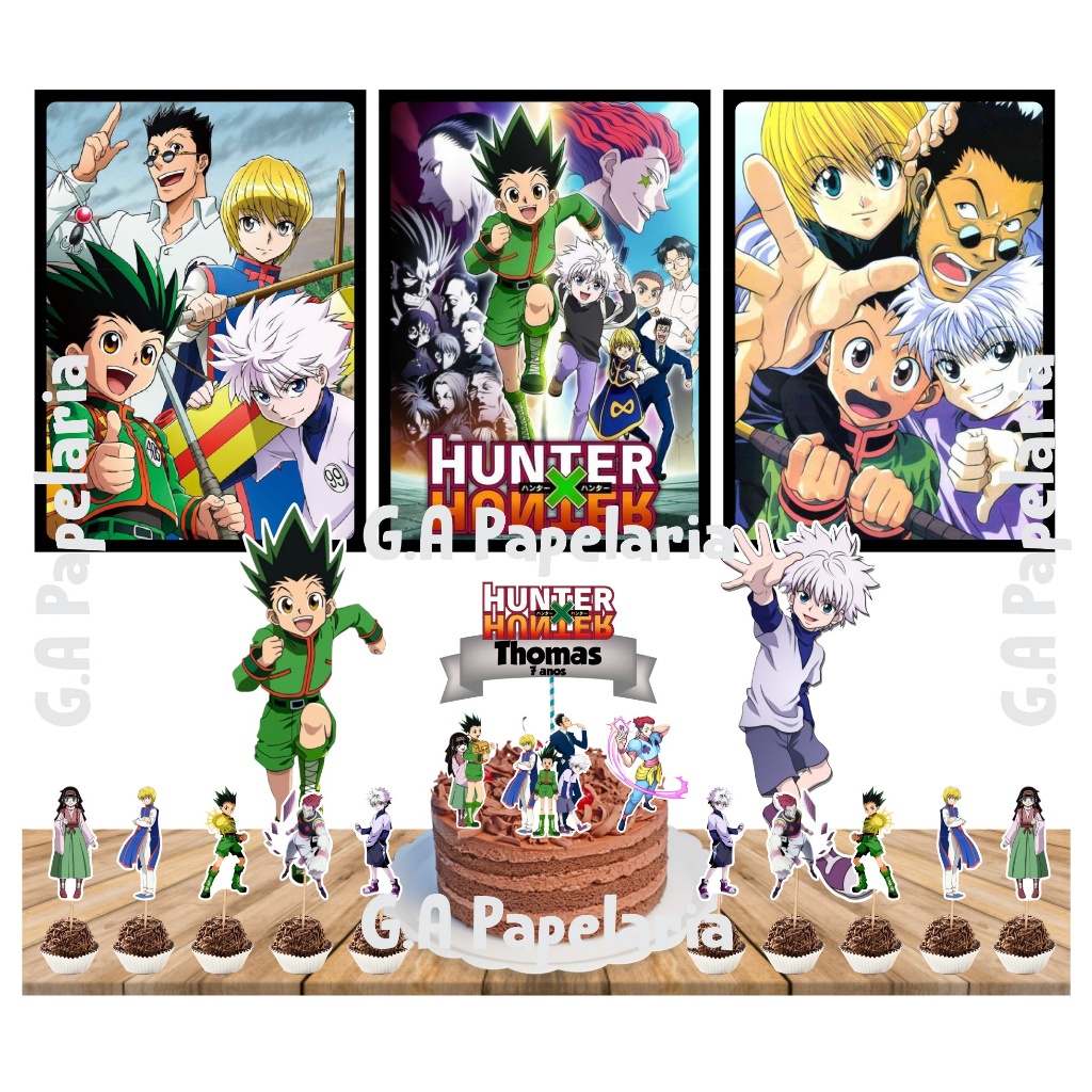 Kit Festa - É Só Um Bolinho - Hunter x Hunter em Oferta na Shopee
