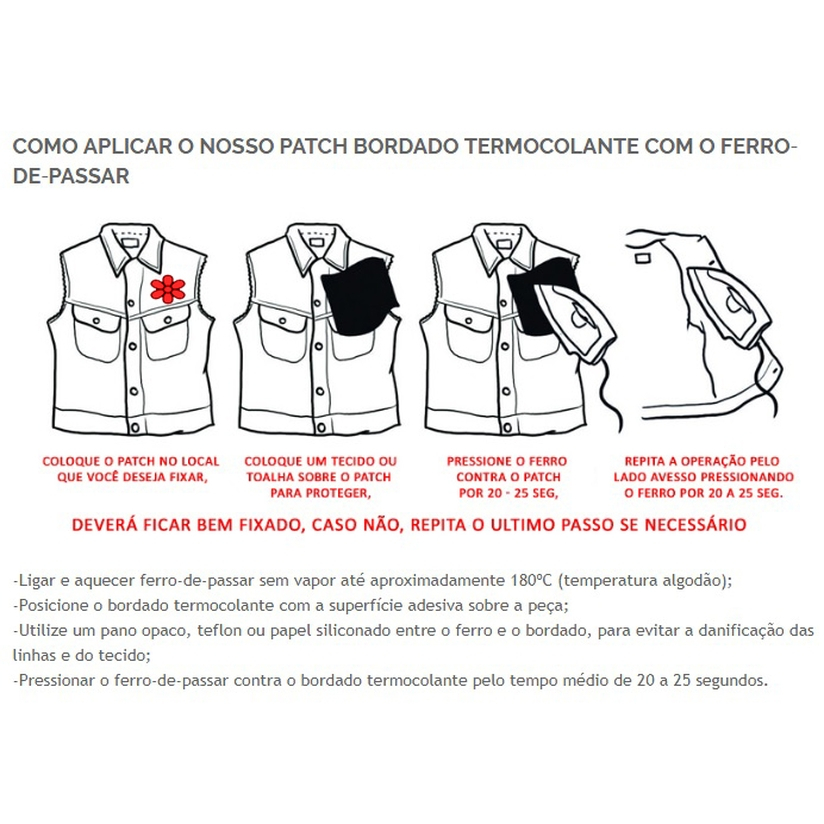 Patch Bordado Parental Advisory