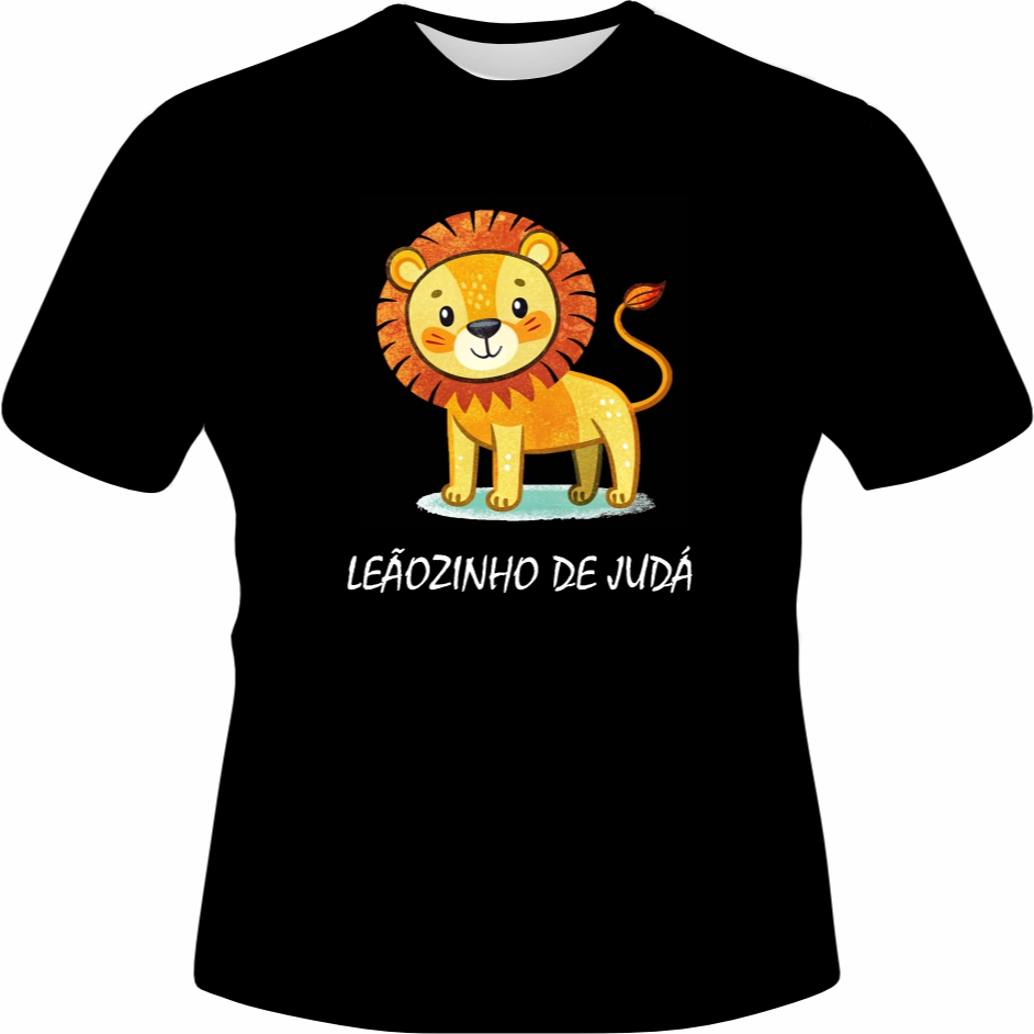 Camiseta Infantil Leãozinho de Judá