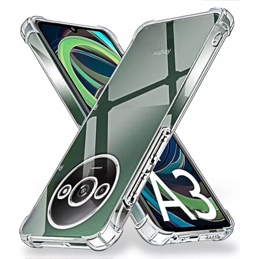 Capa Capinha Transparente + Película 3D Para Xiaomi Redmi A3 em Oferta na Shopee