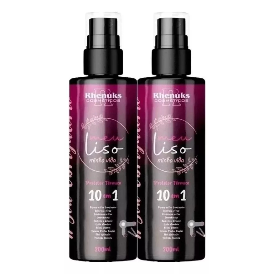 Kit 2 Spray Protetor Térmico 10 em 1 Capilar Meu Liso Minha Vida em Oferta na Shopee