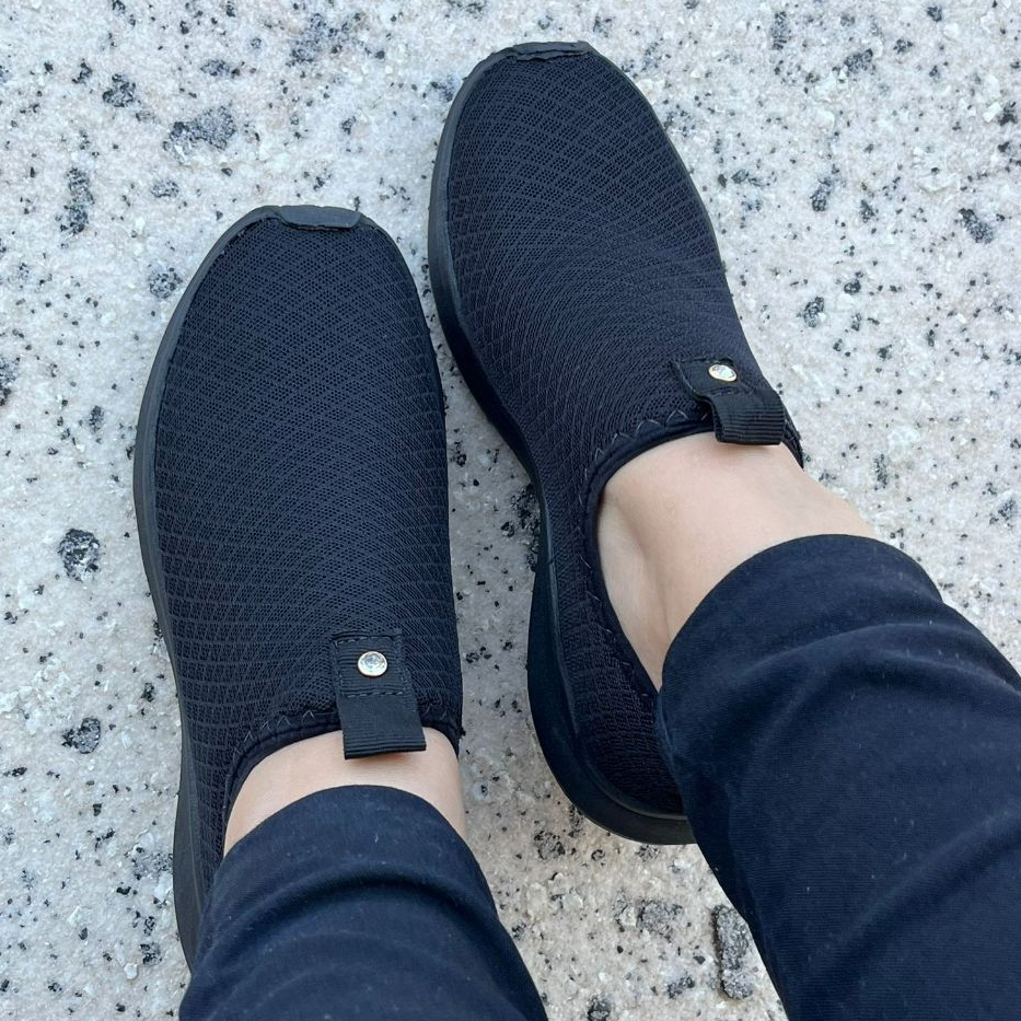 Tênis Feminino Confortável - Sapato Tenis Meia Caminhada Sem Cadarço em Oferta na Shopee