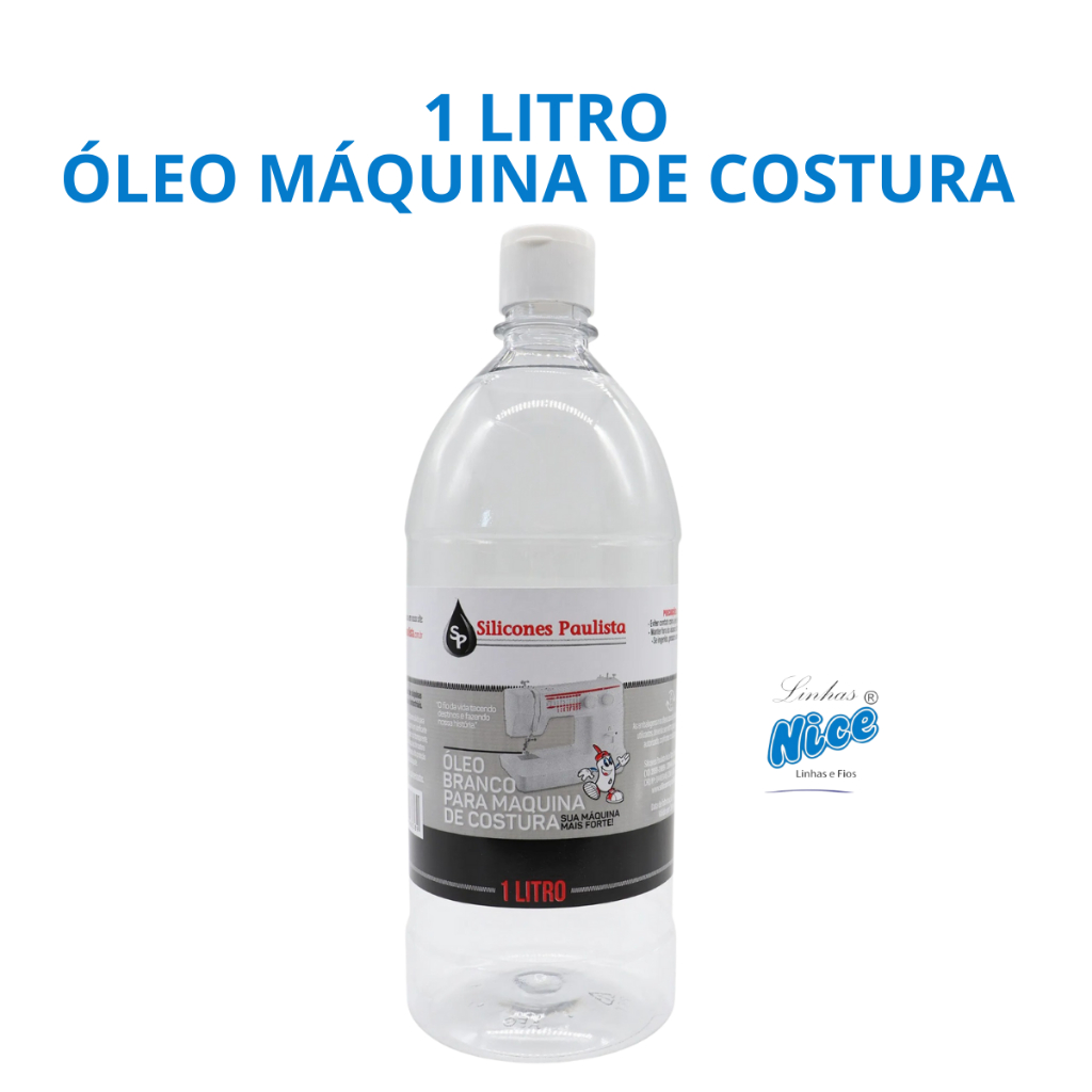 Óleo Máquina De Costura Industrial 1 Unidade - 1 Litro - Reta / Overlock / Galoneira