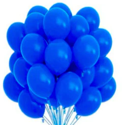 50~200 Balão Número 9 Bexiga Grande Para Festa Aniversário AZUL ROYAL (CHOCO)