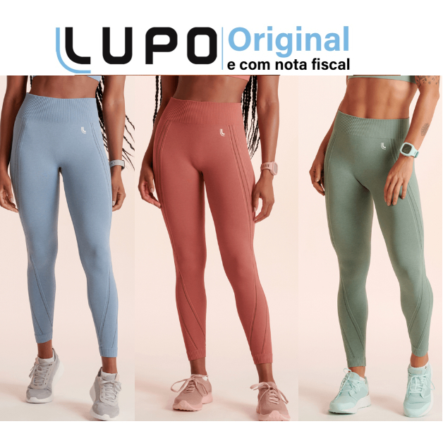 Calça Leg Legging Max Lupo Sport Tecnologia Sem Costura Seamless Dry para Treino de Alto R...