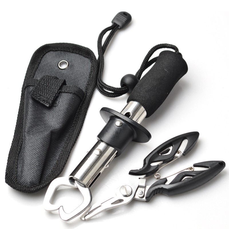 Kit 2Pcs Alicate De Pesca E Ferramentas Multifuncionais Para Os Lábios De Peixe