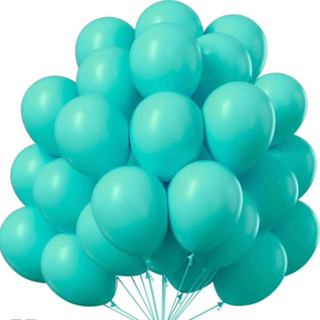 50~250 Balão Número 9 Bexiga Grande Para Festa Aniversário AZUL TIFFANY em Oferta na Shopee