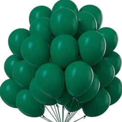 50~250 Balão Número 9 Bexiga Grande Para Festa Aniversário VERDE ESCURO (CHOCO)