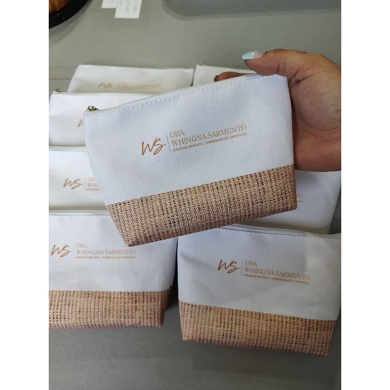 Kit 15 Necessaire Bolsa Personalizada Lembrancinha