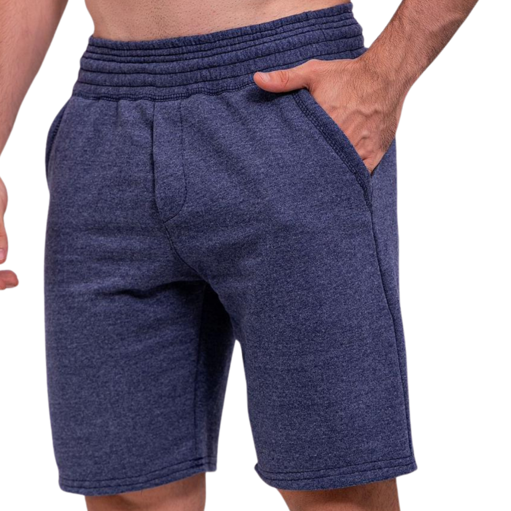 Short Moletom Masculino Premium  Bermuda Moleton Fitness Esporte Casual