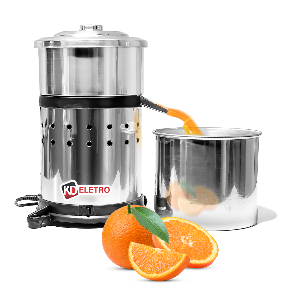 Extrator Espremedor Laranja Limão Industrial Profissional Inox Copo 3 Litros Bivolt-