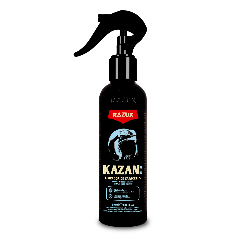 Limpador de Capacete Kazan Blue 240ML Razux