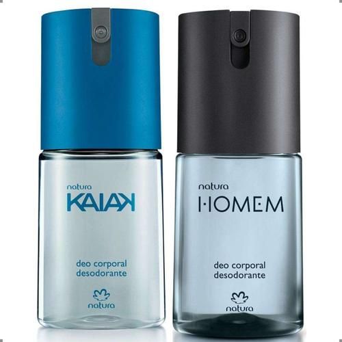 IT Antitranspirante Desodorante Corporal Kaiak 100mL + Deo Corporal Natura Homem 100mL