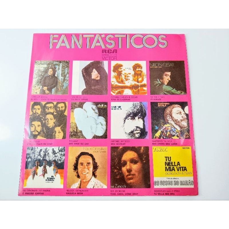 LP Fantásticos 74 - Os Originais do Samba, Antonio Carlos & Jocafi, Martinho da Vila, Em Excelente Estado