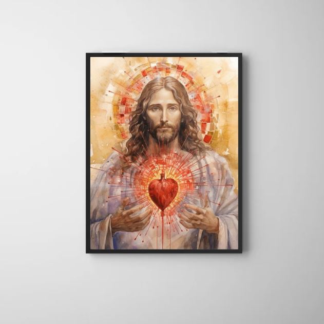 Placa decorativa - Jesus - Salvador - Cristo - Deus - Religião - Igreja - Quadro evangélico - Quadro decorativo