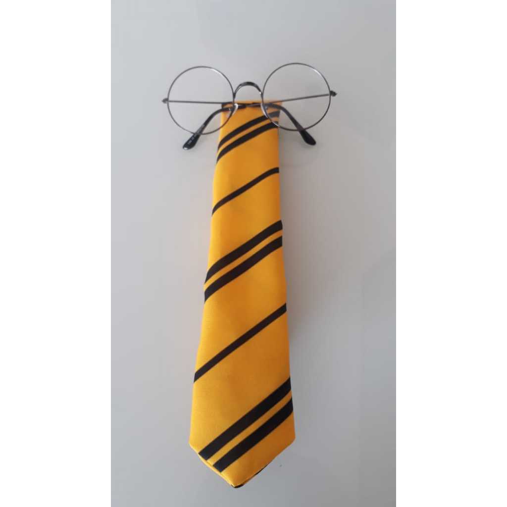 Gravata + Oculos Cosplay, Fantasia  Harry Potter Sonserina, Corvinal Grifinória e Lufa Lufa