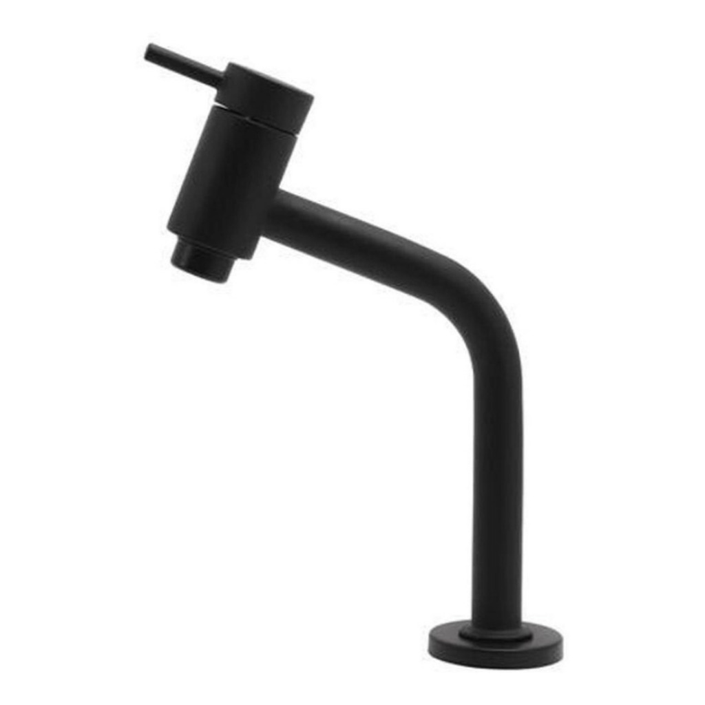 Torneira Baixa 3030 redonda  Lavatório Preta Fosca Metal Cuba em Oferta na Shopee