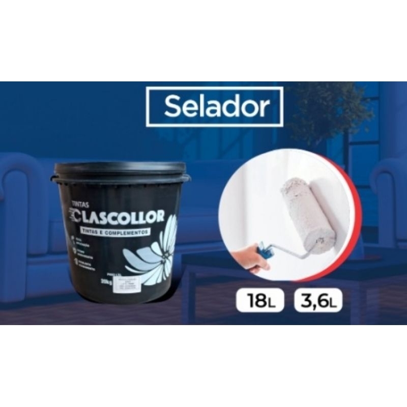 Selador Acrílico 3.6l Clascollor