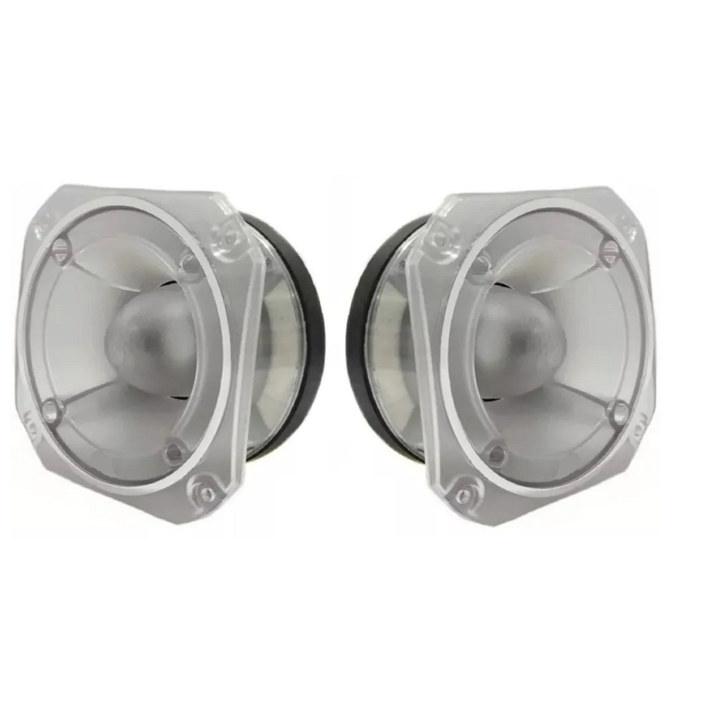Par Super Tweter Zeus audio Transparente Som Auto Falante = Evok zetta tiger