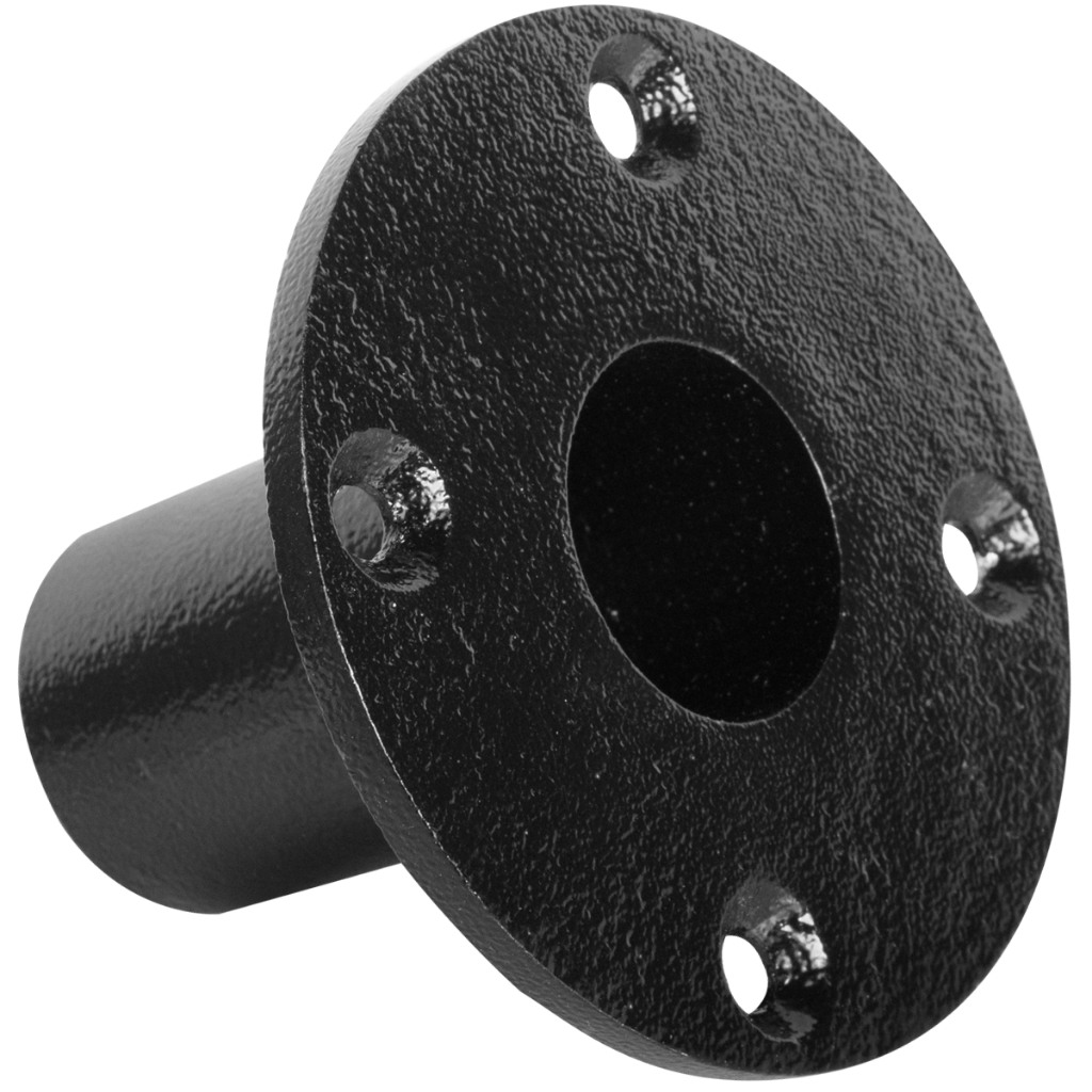 2 Suportes Alumínio Copo Chapeu Base P/caixa De Som Padrão - detalhe