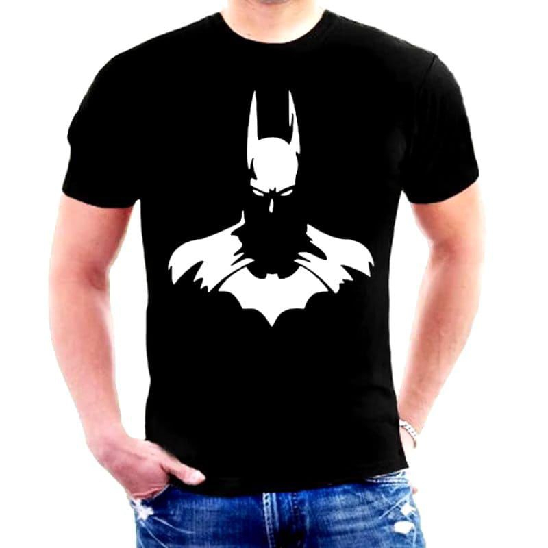 Camiseta Masculina Batman Camisa Algodão Personagem Super Herói Filme Homem Morcego Filme Desenho Infantil Antigo Tema Festa Aniversário Blusa Casual Estampada Preto Básica Tumblr Promoção Envio Rápido Unissex