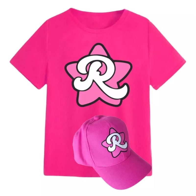 Kit BONÉ PINK e CAMISETA PINK da EMILLY ANTIGA Camiseta E Boné Pink Emilly Vick Camisa Emilly Vick
