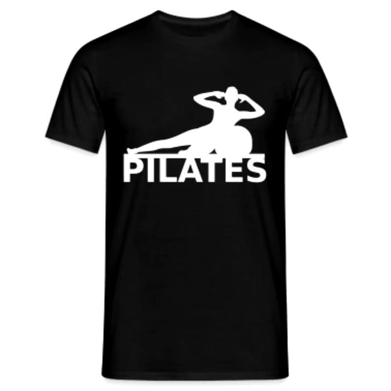 Camiseta Pilates Camisa Algodão Unissex Exercícios Atletismo Fortalecer Corpo Alongamentos Controlologia Esporte Saúde Escola Academia Uniforme Curso Blusa Casual Estampada Preto Básica Tumblr Promoção Envio Rápido Masculino Feminina