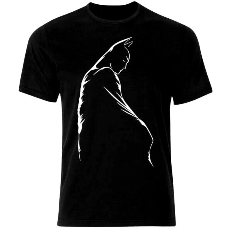 Camiseta Masculina Batman Camisa Algodão Personagem Super Herói Filme Homem Morcego Filme Desenho Infantil Antigo Tema Festa Aniversário Blusa Casual Estampada Preto Básica Tumblr Promoção Envio Rápido Unissex Marvel Cinema