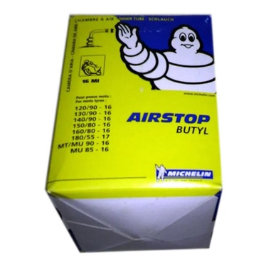 Camara de ar Moto 16mi Michelin 130/90 150/80 MU85 Aro 16 Bico Torto