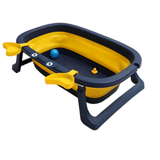 Banheira De Bebê Dobrável Retrátil Infantil Ofurô Vitoriana Siri em Oferta na Shopee