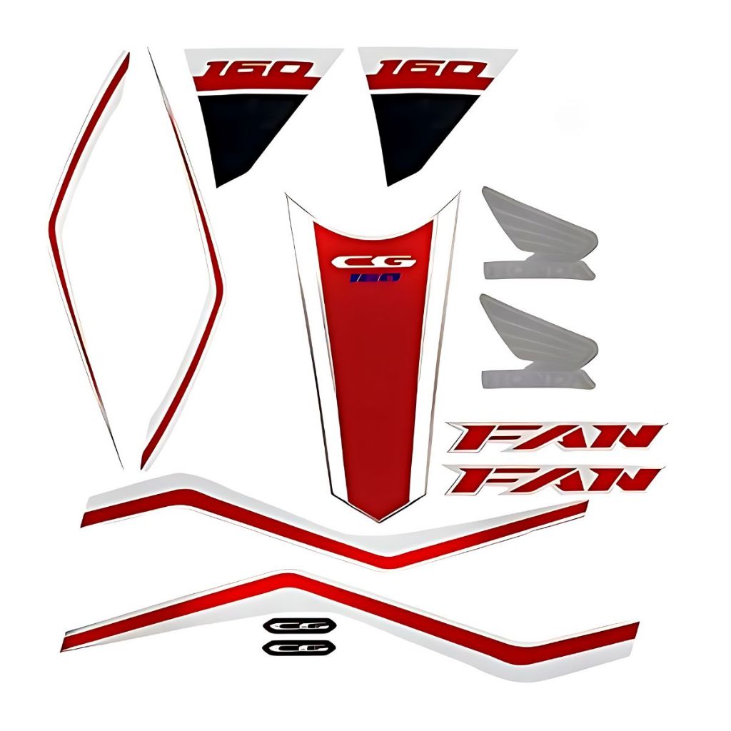Faixa Adesiva Completa Titan 160 Modelo Fan 160 2019 Vamo