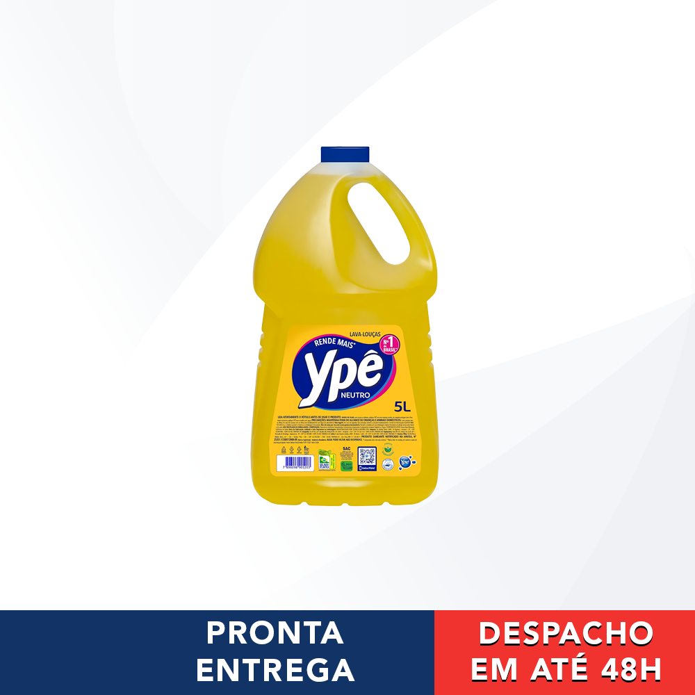 Galão Detergente Neutro Ype Com 5 Litros Para Cozinha